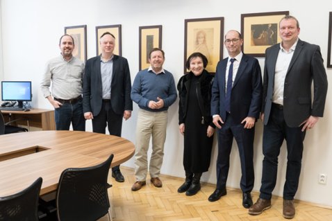 MUP navštívil prof. Miller, předseda Národního akreditačního úřadu pro terciární vzdělávání