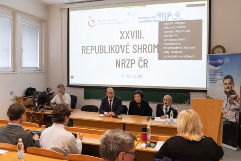 Metropolitní univerzita Praha hostí 28. republikové shromáždění NRZP ČR